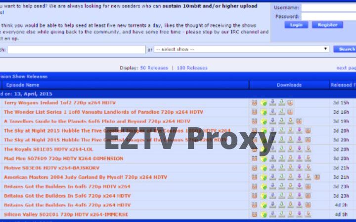 EZTV Torrents | Download Unlimited HD Movies, Web Shows From EZTV Proxy