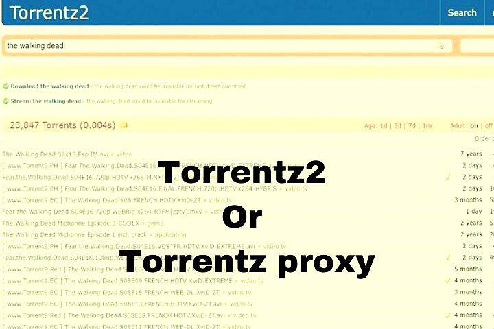 Torrentz2: Best Free Content Downloading Proxy Website