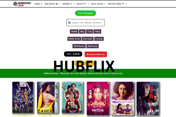 Hubflix (2023) | Download 300MB Movies, 480p Movies
