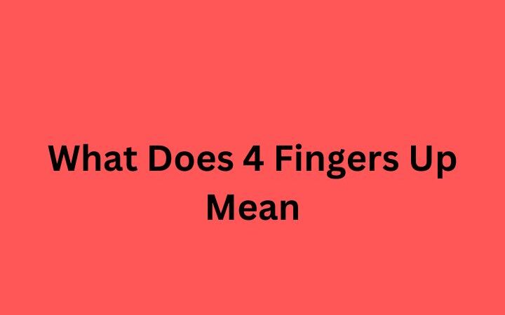 What Does 4 Fingers Up Mean? A Deep Dive into Its Meaning Across Sports, Pop Culture, and Social Media